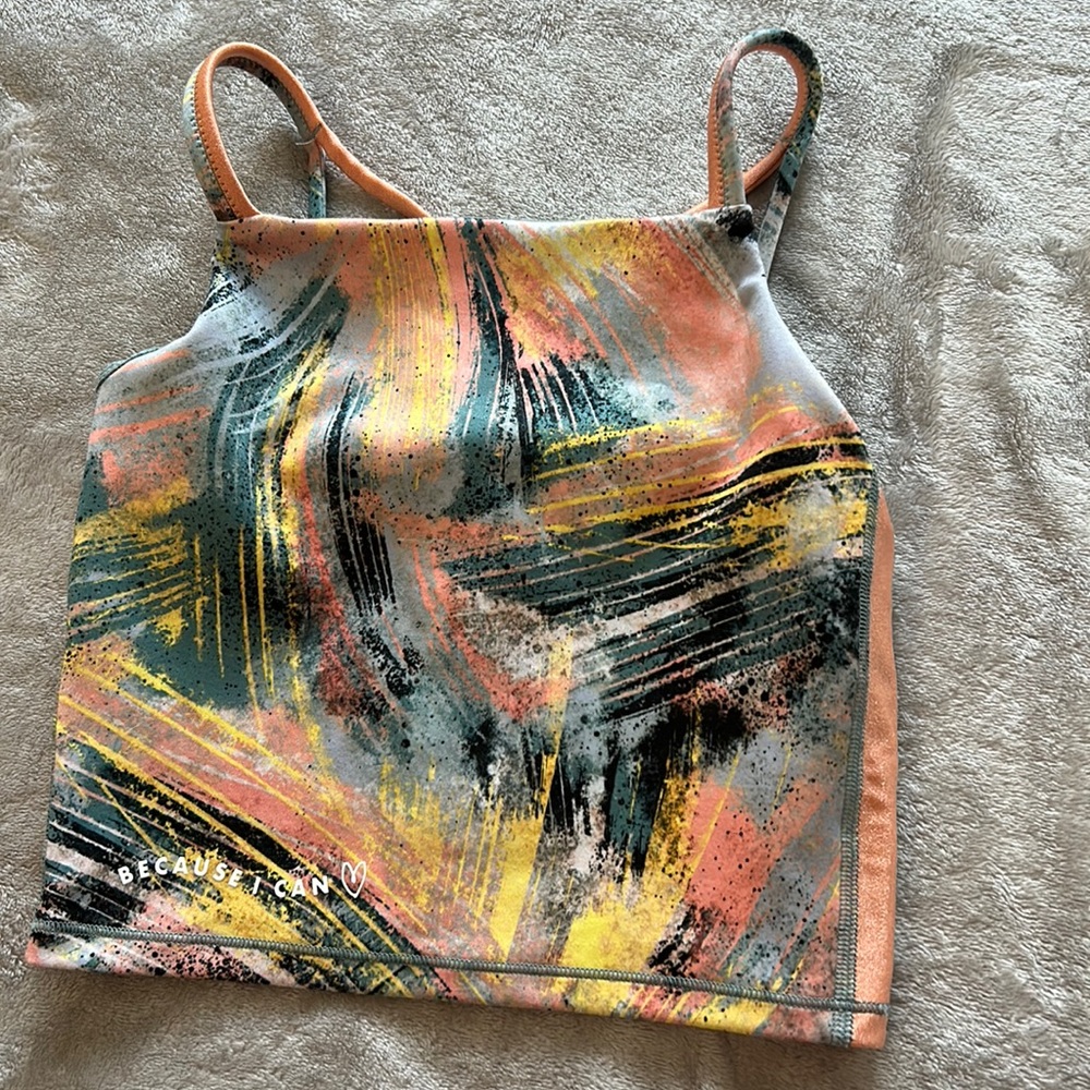Athleta girl x Simone biles longline bra tank